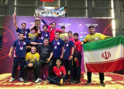 قهرمانی کشتی فرنگی نوجوانان ایران در آسیا با 4 طلا،2 نقره و یک برنز