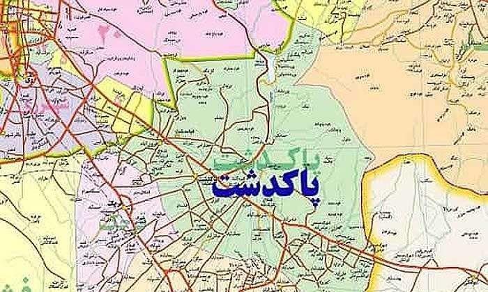تاریخچه و نقشه جامع شهر پاکدشت در ویکی خبرنگاران